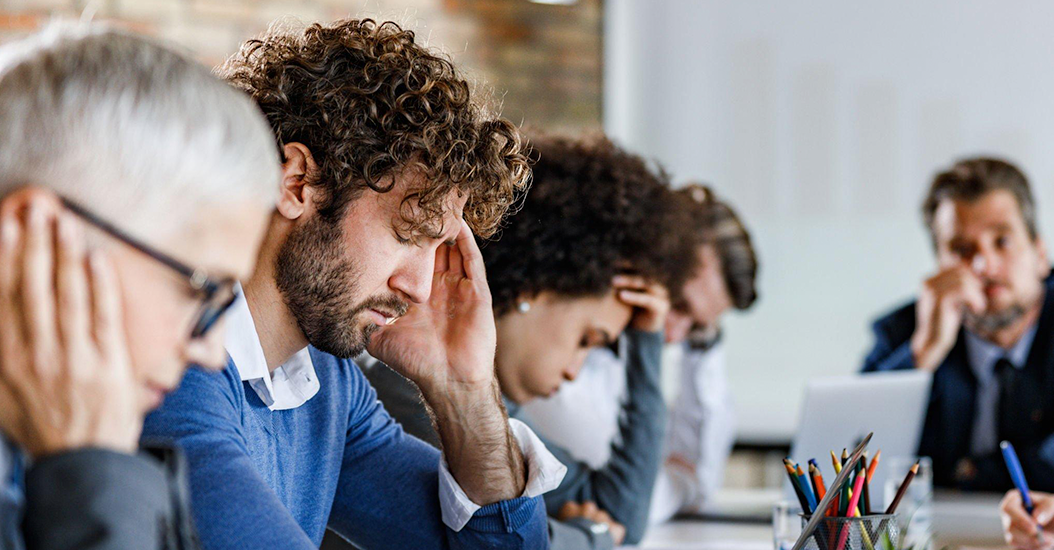 Pre-meeting small talk enters twelfth painful minute.