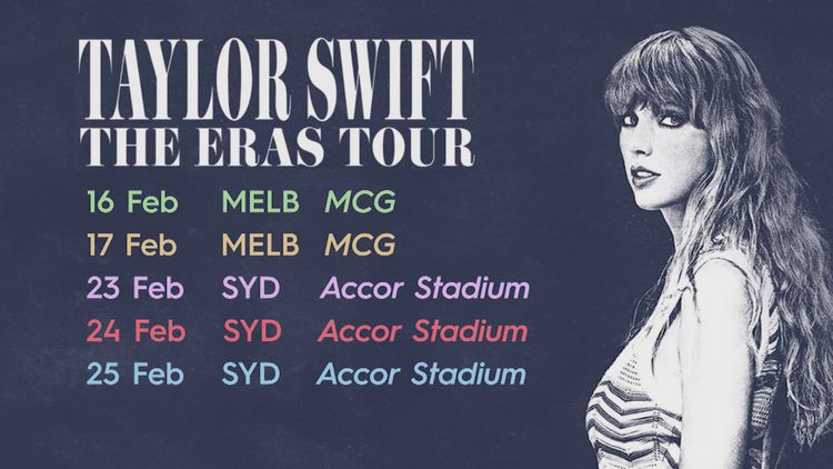 Taylor Swift tour dates